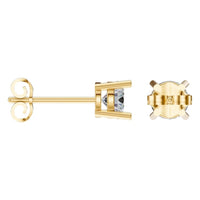 EA-0839 Yellow Gold Earrings SET - ANGLE