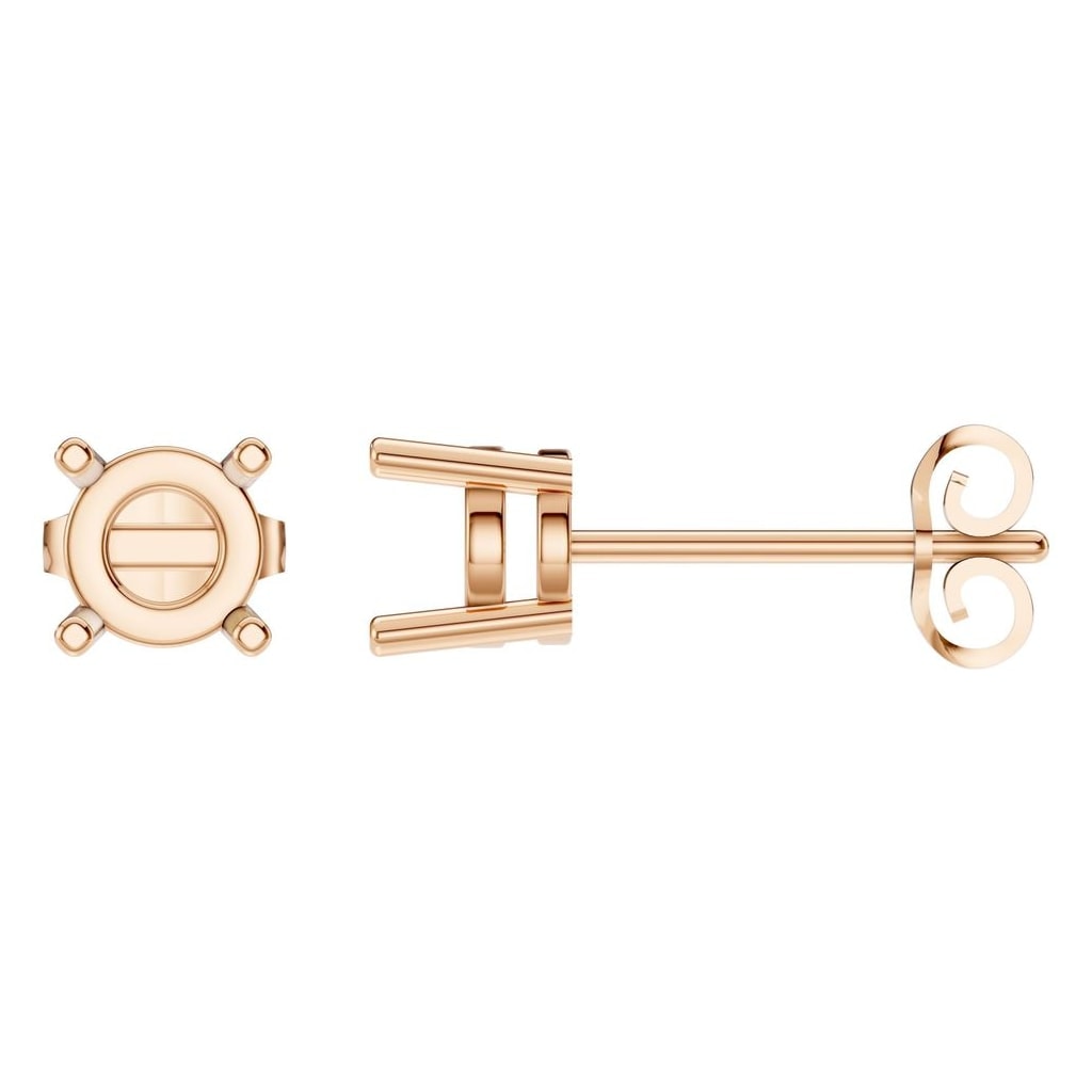 EA-0839 Rose Gold Earrings UNSET - Main View