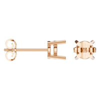 EA-0839 Rose Gold Earrings UNSET - ANGLE