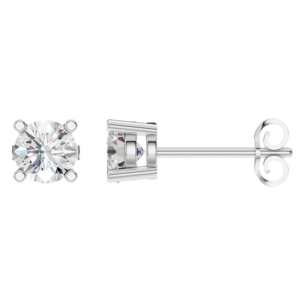 EA-0839 White Gold Earrings SET - Main View