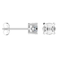 EA-0839 White Gold Earrings SET - ANGLE