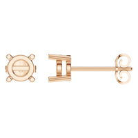 EA-0839 Rose Gold Earrings UNSET - Main View