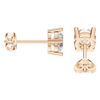 EA-0839 Rose Gold Earrings SET - Side View