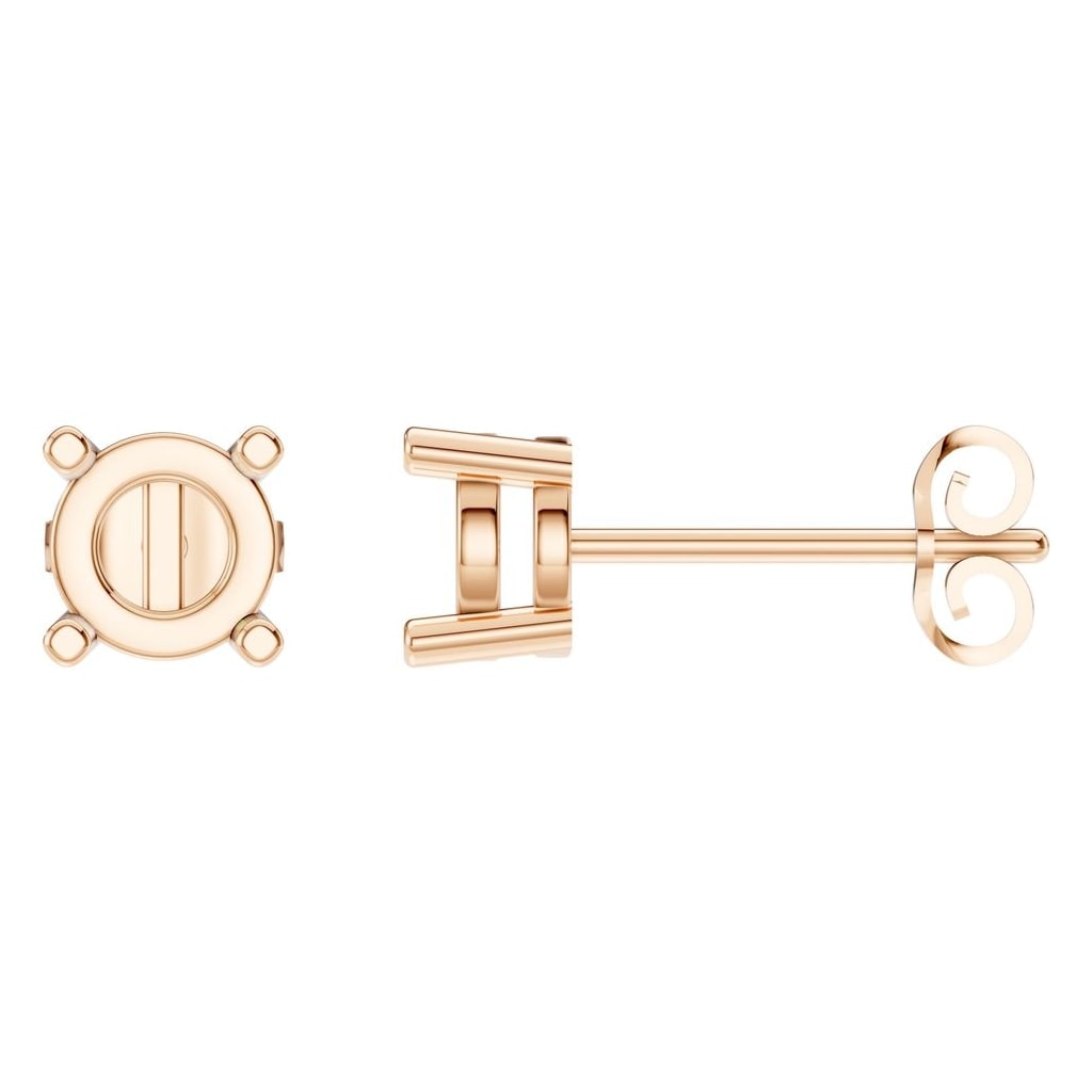 EA-0839 Rose Gold Earrings UNSET - Main View