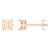 EA-0839 Rose Gold Earrings UNSET - Main View