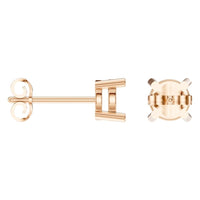 EA-0839 Rose Gold Earrings UNSET - ANGLE
