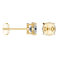 EA-0839 Yellow Gold Earrings SET - ANGLE
