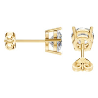 EA-0839 Yellow Gold Earrings SET - Side View