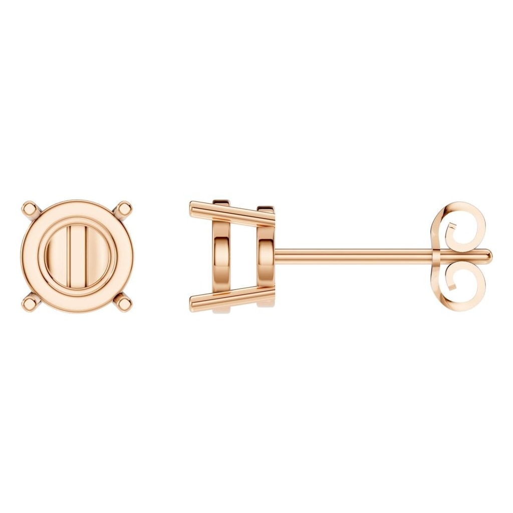 EA-0839 Rose Gold Earrings UNSET - Main View