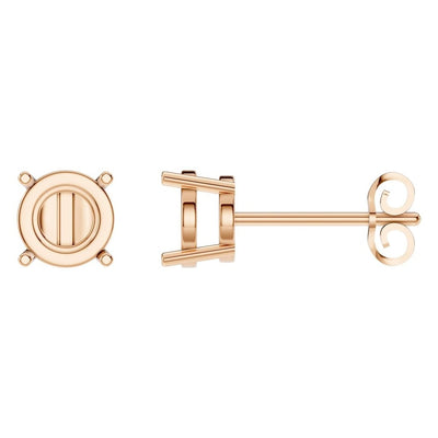 EA-0839 Rose Gold Earrings UNSET - Main View