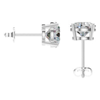 EA-0839 White Gold Earrings SET - BACK