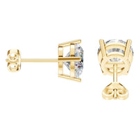 EA-0839 Yellow Gold Earrings SET - Side View