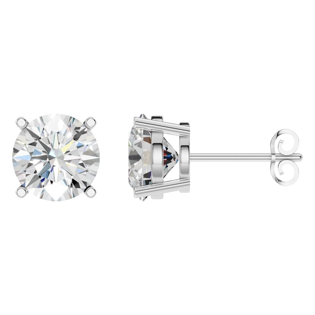 EA-0839 White Gold Earrings SET - Main View