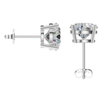 EA-0839 White Gold Earrings SET - BACK