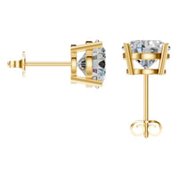 EA-0839 Yellow Gold Earrings SET - BACK