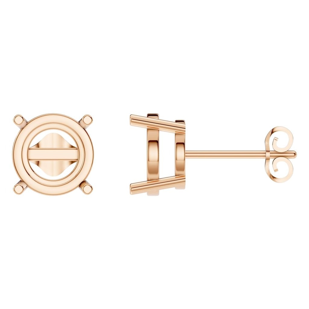 EA-0839 Rose Gold Earrings UNSET - Main View