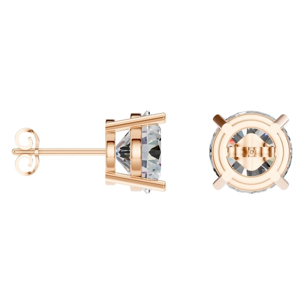 EA-0839 Rose Gold Earrings SET - ANGLE