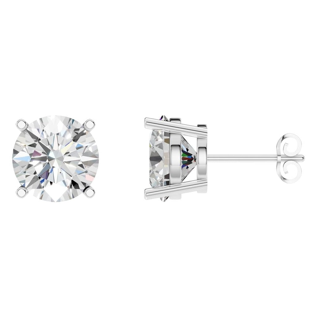 EA-0839 White Gold Earrings SET - Main View