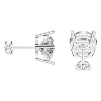 EA-0839 White Gold Earrings SET - Side View