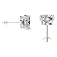 EA-0839 White Gold Earrings SET - BACK
