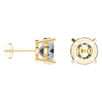 EA-0839 Yellow Gold Earrings SET - ANGLE
