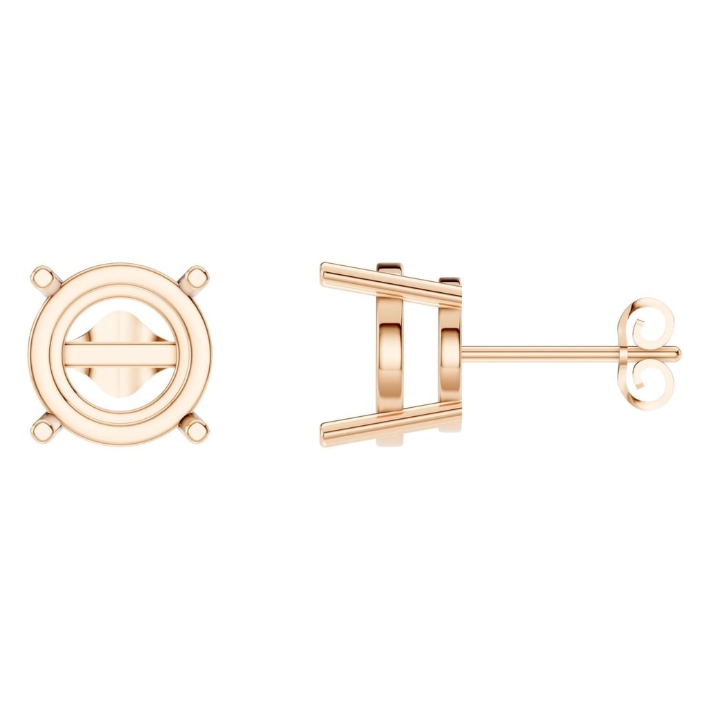 EA-0839 Rose Gold Earrings UNSET - Main View