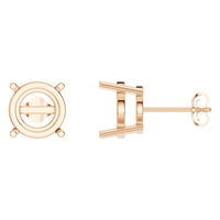 EA-0839 Rose Gold Earrings UNSET - Main View