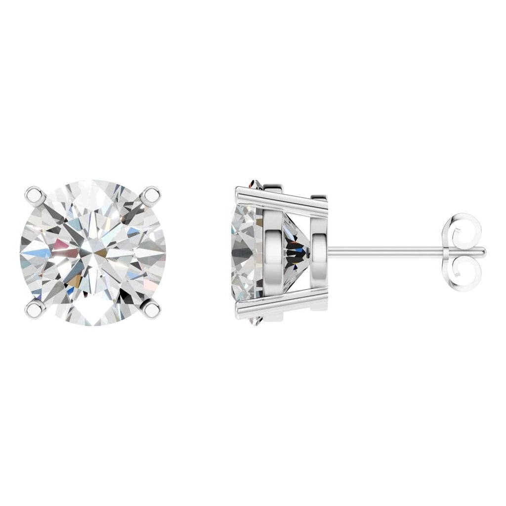 EA-0839 White Gold Earrings SET - Main View