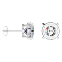EA-0839 White Gold Earrings SET - ANGLE