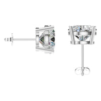 EA-0839 White Gold Earrings SET - BACK