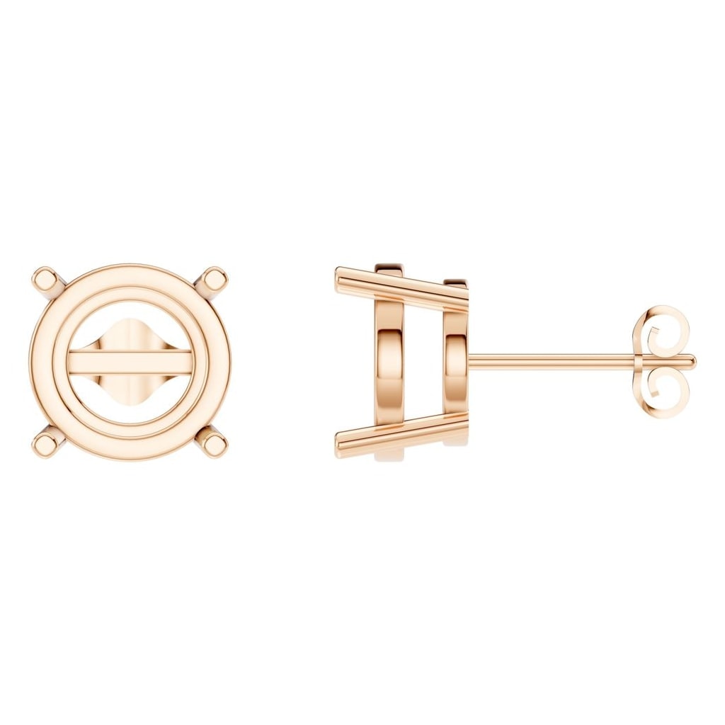 EA-0839 Rose Gold Earrings UNSET - Main View
