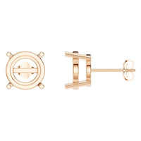 EA-0839 Rose Gold Earrings UNSET - Main View
