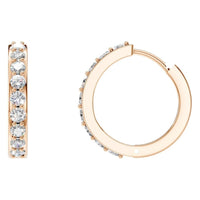 EA-1315 Rose Gold Earrings SET - Main View