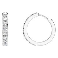 EA-1315 White Gold Earrings SET - Main View
