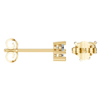 EA-1461 Yellow Gold Earrings SET - ANGLE