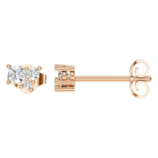 EA-1461 Rose Gold Earrings SET - Main View