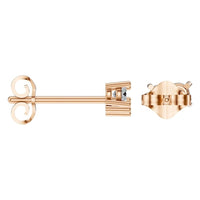 EA-1461 Rose Gold Earrings SET - ANGLE