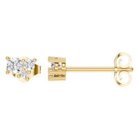 EA-1461 Yellow Gold Earrings SET - Main View