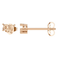 EA-1461 Rose Gold Earrings UNSET - Main View