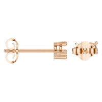 EA-1461 Rose Gold Earrings UNSET - ANGLE