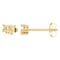 EA-1461 Yellow Gold Earrings UNSET - Main View