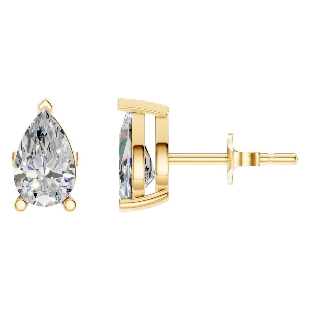 EA-1865 Yellow Gold Earrings SET - Main View