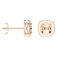 EA-1909 Rose Gold Earrings SET - Angle View