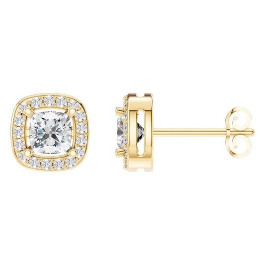 EA-1909 Yellow Gold Earrings SET - Main View