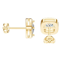 EA-1909 Yellow Gold Earrings SET - Side View