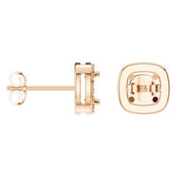 EA-1909 Rose Gold Earrings UNSET - Angle View