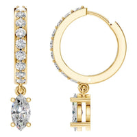 EA-2552 Yellow Gold Earrings SET - Main View