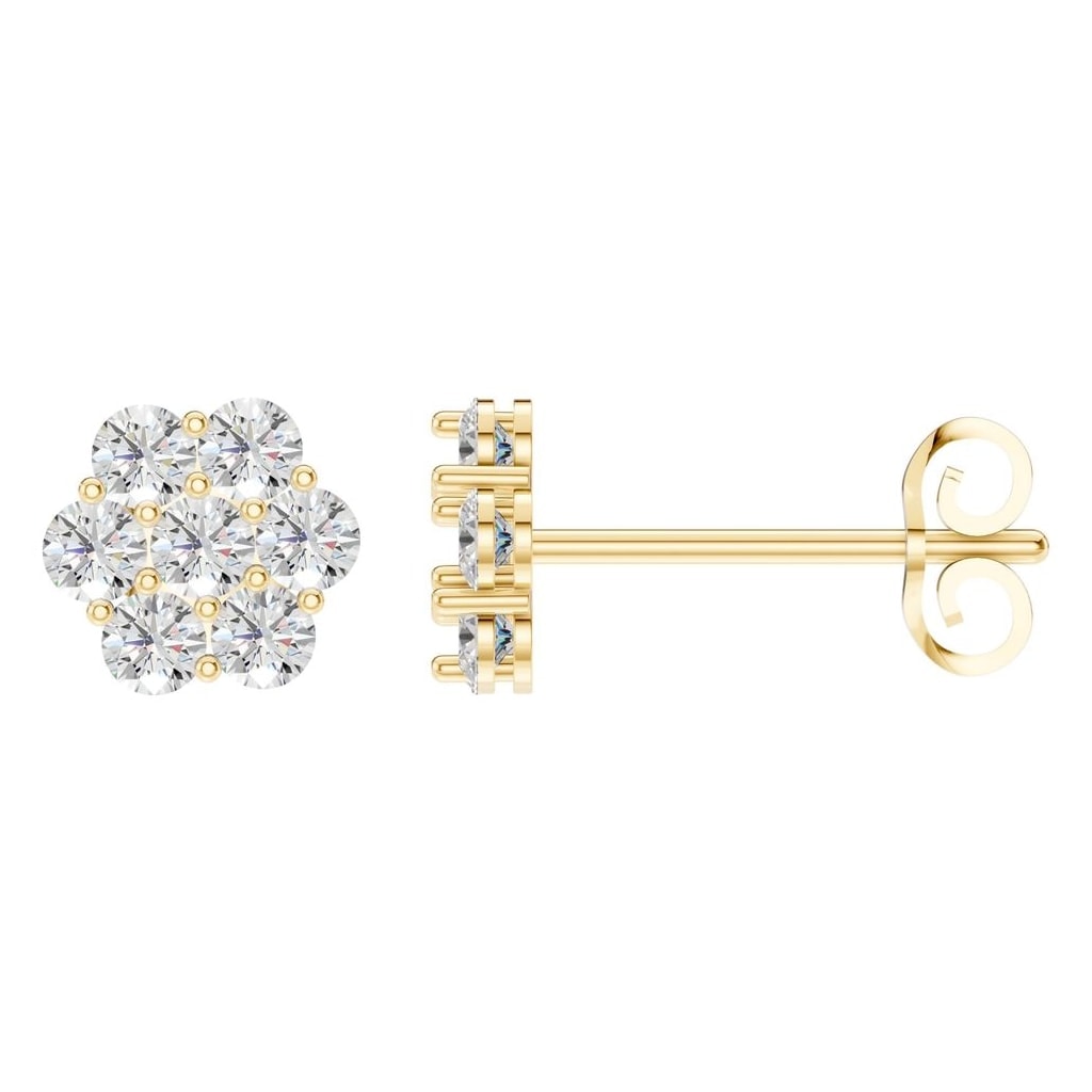 EA-2903 Yellow Gold Earrings SET - Main View