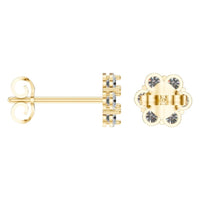 EA-2903 Yellow Gold Earrings SET - ANGLE