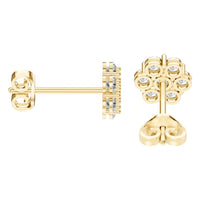 EA-2903 Yellow Gold Earrings SET - Side View